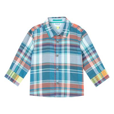 Baby boys' multi-coloured checked shirt